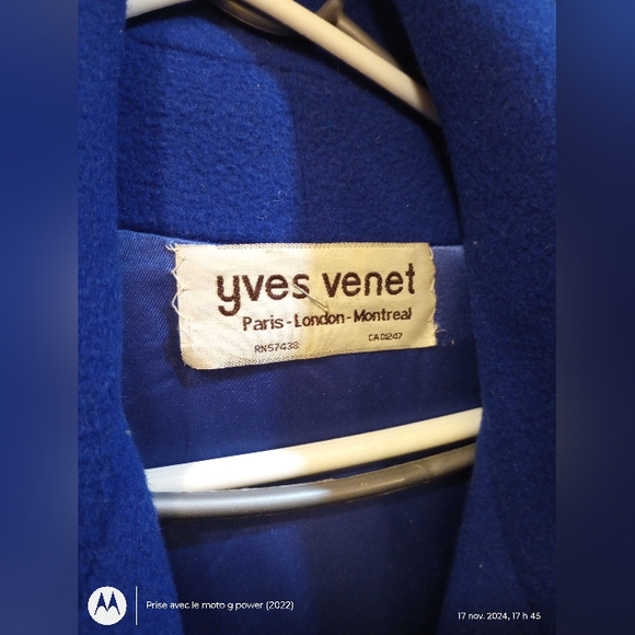 NEW Italian Long double breast wool coat 3XL - Picture 3 of 6